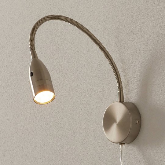 LED-vägglampa Sten gestsensor vägghållare rund