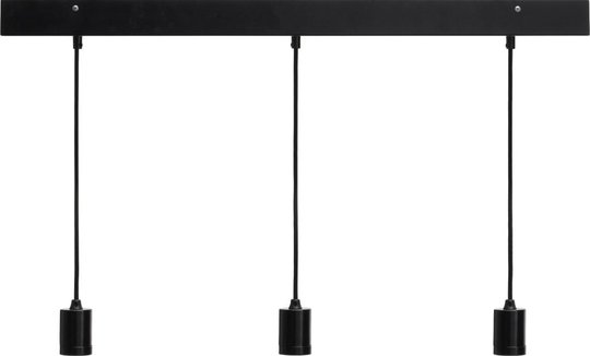 Line 3 taklampa (Svart)