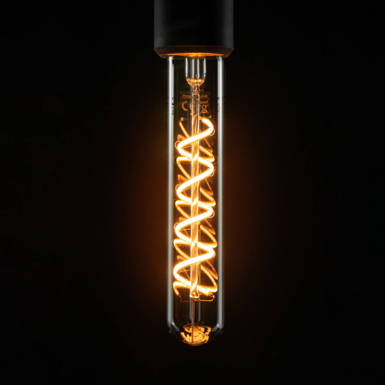 SEGULA LED-lampa tube curved E27 6,5W 1 900 K