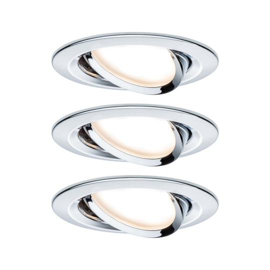 Nova LED Coin step-dim Infälld (Krom)