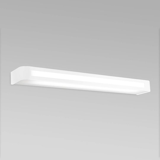 Tidslös LED-vägglampa Arcos, IP20 60 cm, vit