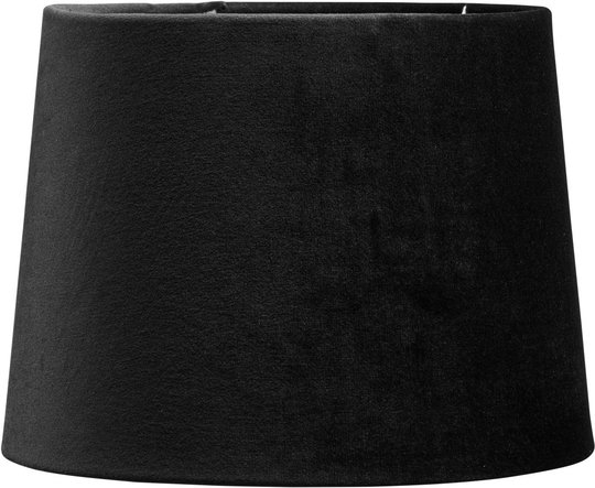 Sofia Lampskärm Sammet Svart 30cm (Svart)