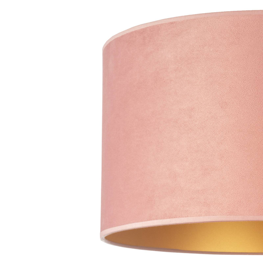 Bordslampa Golden Roller höjd 50 cm ljusrosa/guld