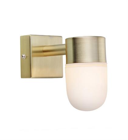 Menton singel badrumslampa (Mässing/guld)