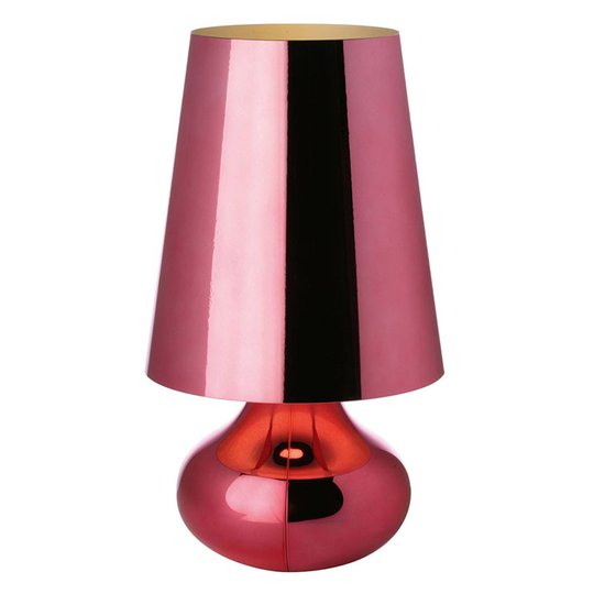 Nattduksbordslampa Cindy m LED, rosa metallic