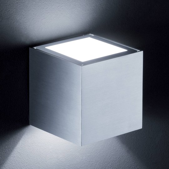 Spridn-skiva 4516295 vägglampa SIRI matt aluminium