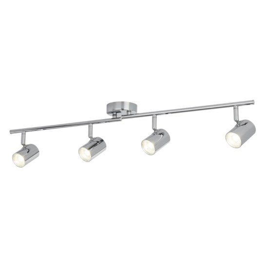 Rollo 4-spot taklampa (Förkromad/blank)