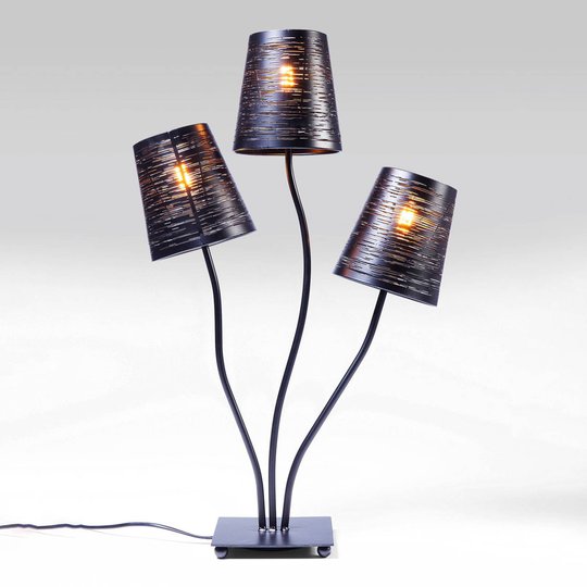 KARE Flexible svart Tre bordslampa