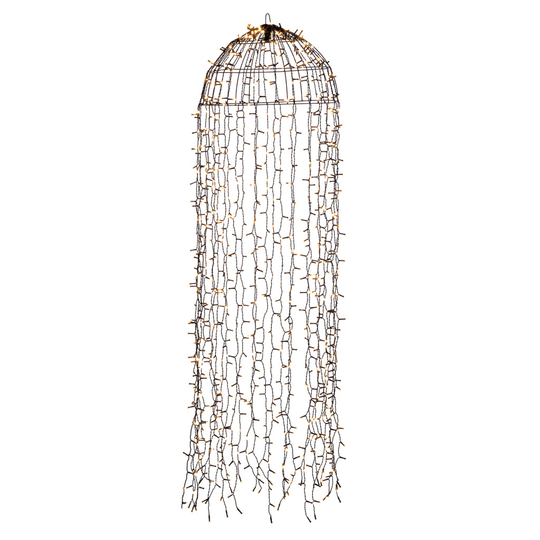 Ljusdekor 45 cm 900 v.vita LED (Svart)