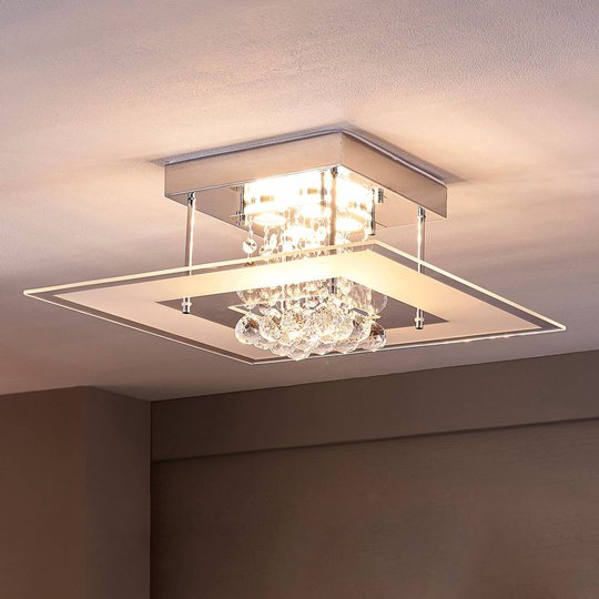 Iögonfallande LED-badrumstaklampa Lisandra