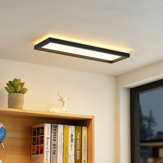 Prios Avira LED-taklampa, rektangulär