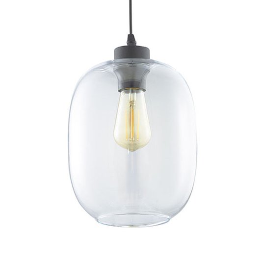 Hänglampa Elio, 1 lampa, genomskinlig
