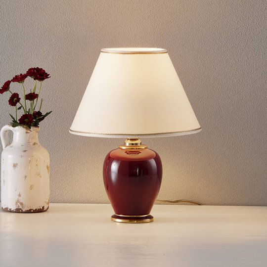 Graciös bordslampa Bordeaux H: 34 cm/ D: 25 cm
