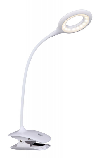 Pia klämlampa (Vit)