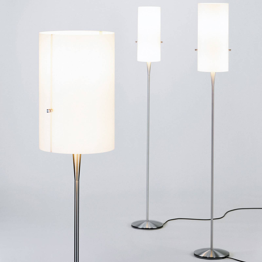 serien.lighting Club S LED-golvlampa, aluminium