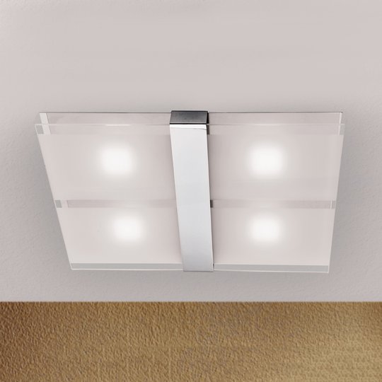 Jakob - LED-taklampa med krom, 20 W