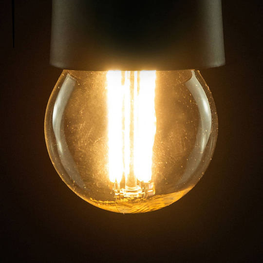 SEGULA LED-lampa E27 G45 827 filament klar