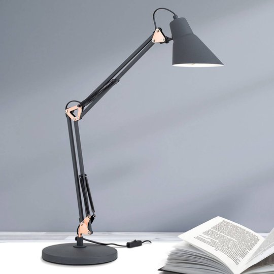 Bordslampa Bachelor trefaldigt inställbar