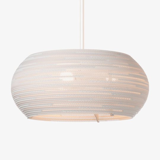 Hänglampa Ohio White 61 cm