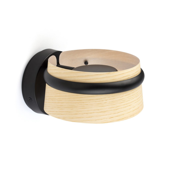 Loop LED A vägglampa (Svart)