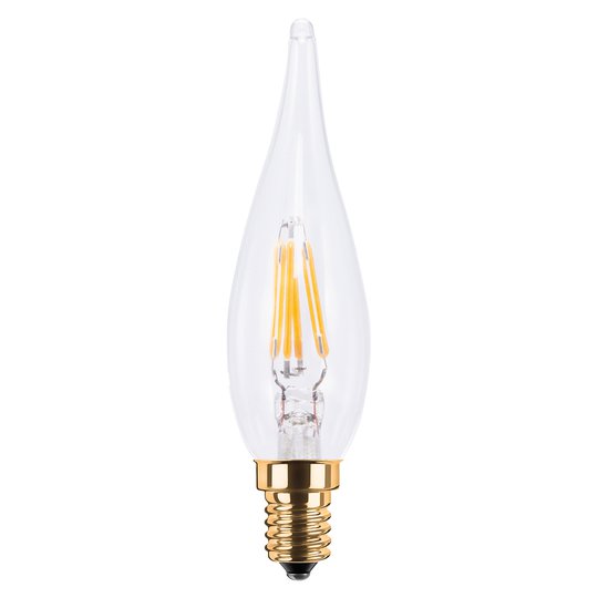 SEGULA LED-kronljuslampa French Candle E14 klar