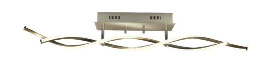 Swirl plafond LED (Förkromad/blank)