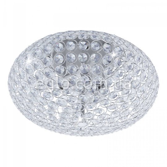 CLEMENTE PLAF. 3L D45 KROM/KRISTALL (Förkromad/blank)