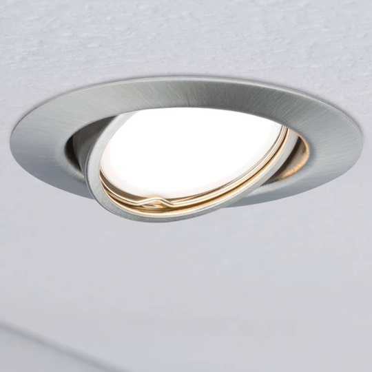 Paulmann Base LED-inbyggnadsspot 3-pack järn