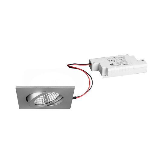 BRUMBERG inbyggnadsspot IP65 dimbar aluminium