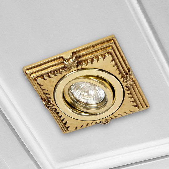 LED-inbyggnadsdownlight Katia guld engelsk