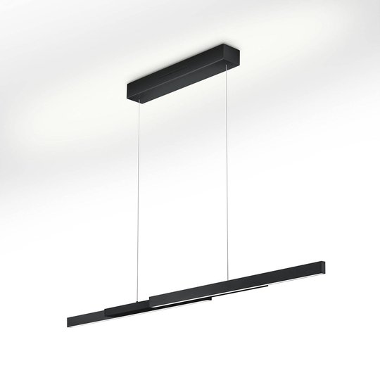 LED-hänglampa Lara-L205 svart, geststyrning