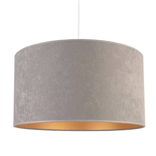 Hänglampa Roller, grå/guld