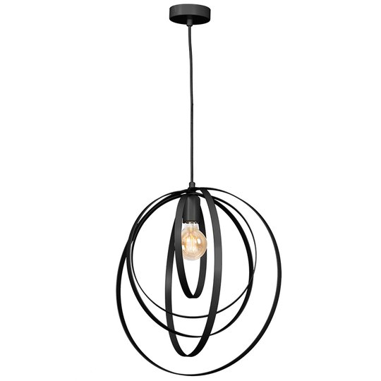 Hänglampa Ringo, 1 lampa, svart