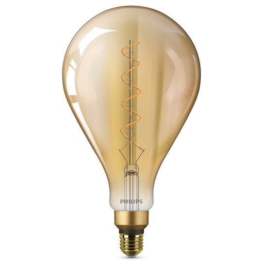E27 5W LED-lampa Giant, varmvit, guld
