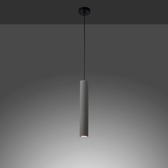 Paul Neuhaus Eton hänglampa betongskärm cylinder
