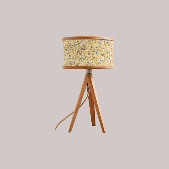 ALMUT 2610 bordslampa, hö med blåklint