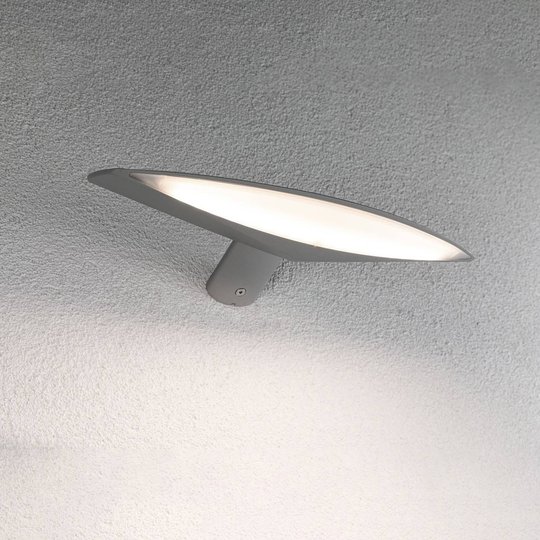 Paulmann Kiran LED-solcellsvägglampa 30 cm vit