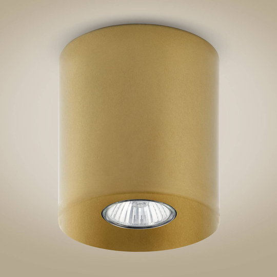 Downlight Orion, rund, guld, 12,5 cm