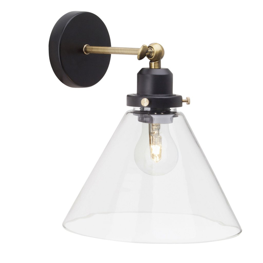 Ronald vägglampa (Transparent)