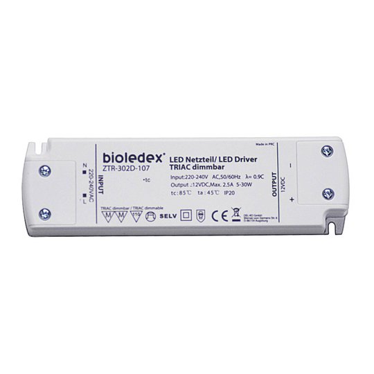 LED-nätaggregat ZTR-302D-107 12 V DC 5-30 W