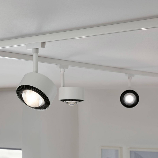 Paulmann Aldan URail LED-spot vit/svart