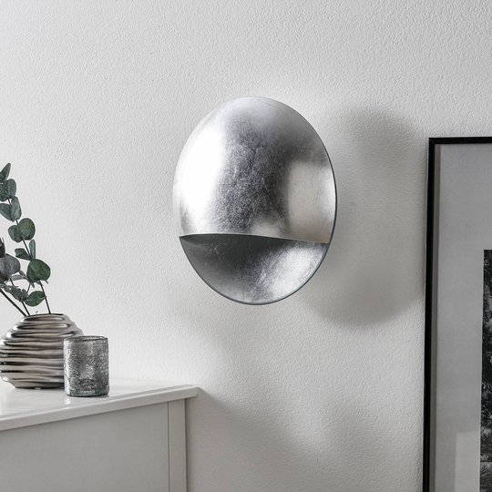 Vägglampa 1650/A05 med bladsilverhölje
