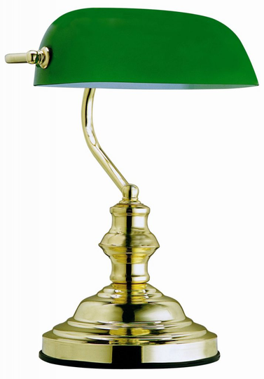 Antique bordslampa (Grå)