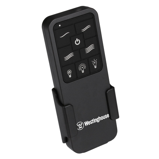 Westinghouse fjärrkontroll, fläkt + ljus, svart