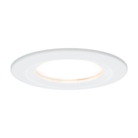Paulmann LED-spot Nova Coin rund, dimbar, vit