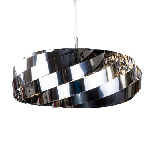 Hänglampa Vento krom-nickel Ø 60 cm