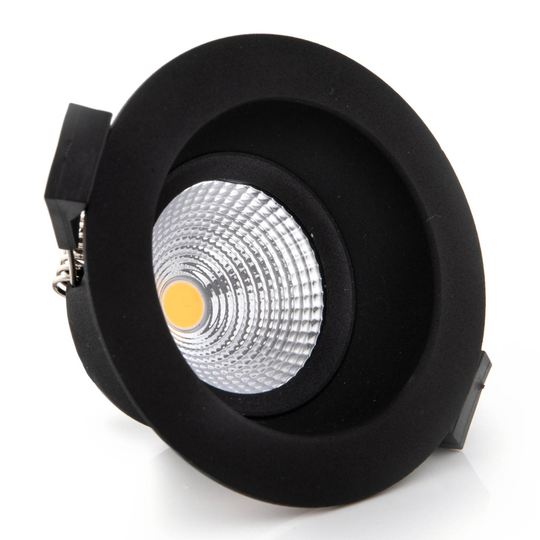 SLC One Soft LED-inbyggnadsspot svart 3 000 K