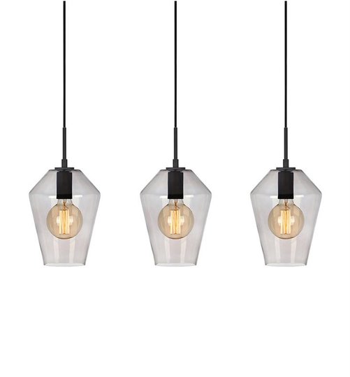 Retro 3 taklampa (Svart)