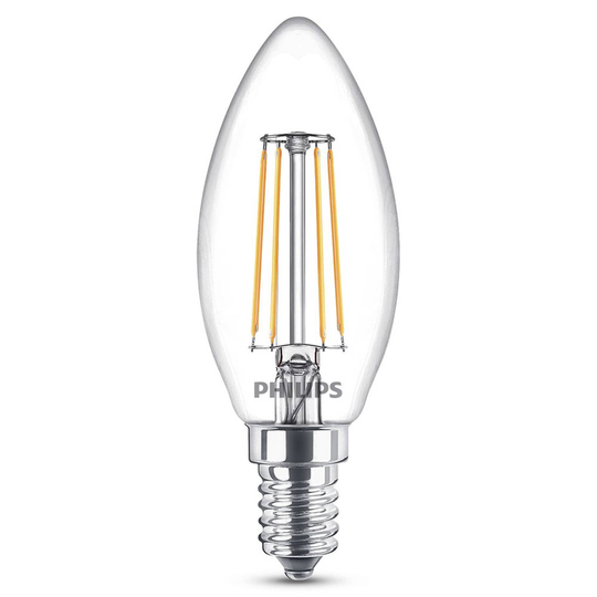 Philips E14 LED-kronljuslampa 4,3W varmvit