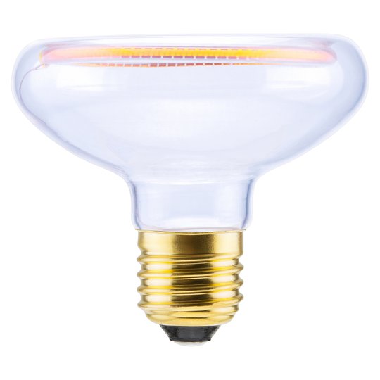 SEGULA LED-Floating-reflektor R80 E27 8W klar